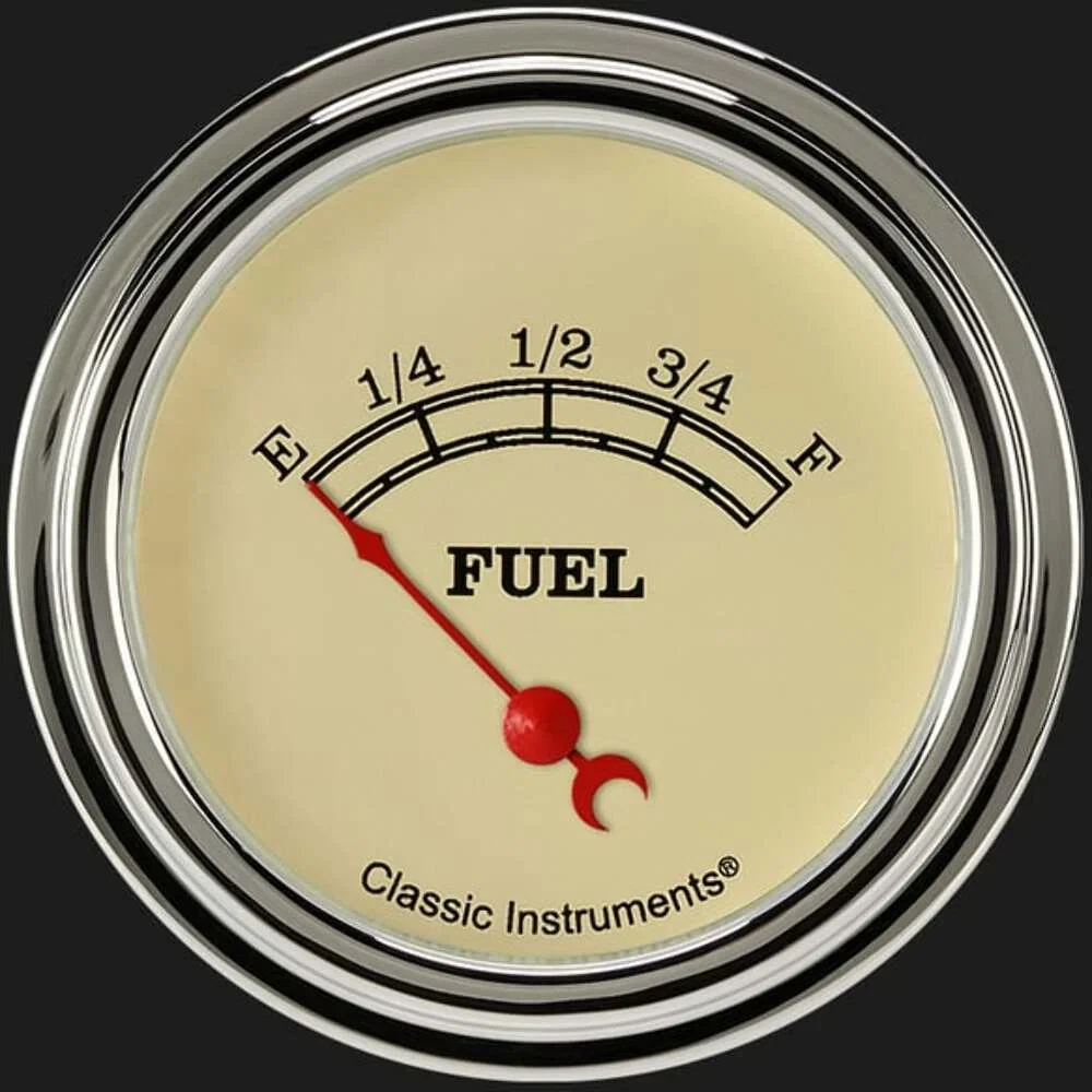 Vintage 2 5_8_ Fuel Gauge VT214SLF
